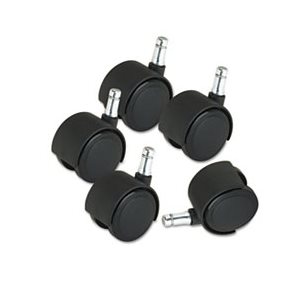 CASTERS, DELUXE DUET, MASTER CASTER, Nylon, B and K Stems, 110 lbs. / Caster, 5 / Set
