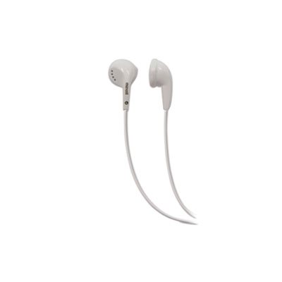 EAR BUDS, STEREO, MAXELL EB-95, WIRED, BINAURAL, White