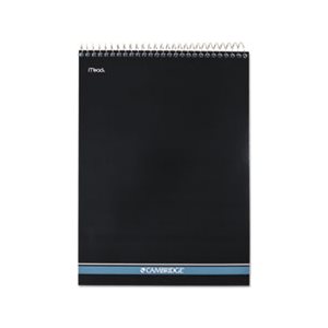 NOTEBOOK, Stiff Back, Wire Bound, College Rule, 8.5" x 11", White Paper, 70 Sheets