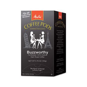 Coffee Pods, Buzzworthy (Dark Roast), 18 Pods / Box