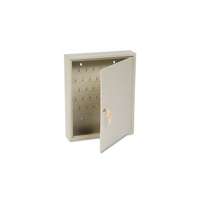 KEY CABINET, Dupli-Key, Two-Tag, 60-Key, Welded Steel, Sand, 14" x 3.125" x 17.5"