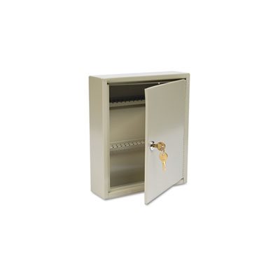 KEY CABINET, Uni-Tag, 60-Key, Steel, Sand, 10.625" x 3" x 12.125"