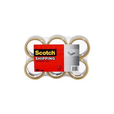 TAPE, PACKAGING, SCOTCH, 3350, General Purpose, 2.83" x 54.6yds, 3" Core, Clear, 6 / Pack