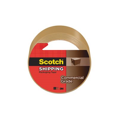 TAPE, PACKAGING, 3750, Commercial Grade, 1.88" x 54.6yds, 3" Core, Tan