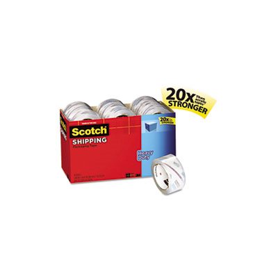 TAPE, PACKAGING, SCOTCH, 3850, Heavy-Duty, Cabinet Pack, 1.88" x 54.6yds, 3" Core, 18 / Pack