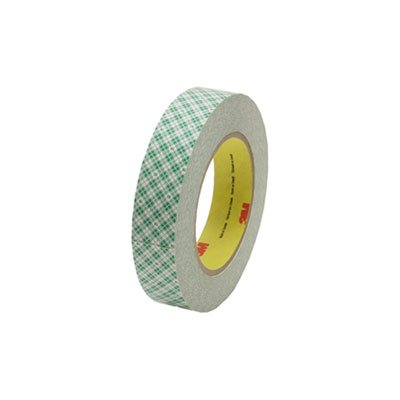 TAPE, Double-Coated, Tissue, 1" x 36yds, 3" Core, White