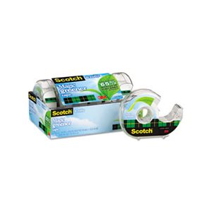 TAPE, TRANSPARENT, MAGIC GREENER TAPE IN REFILLABLE DISPENSER, 3.75"X600"