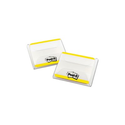 File Tabs, POST-IT, 2" x 1.5", Lined, Yellow, 50 / Pack