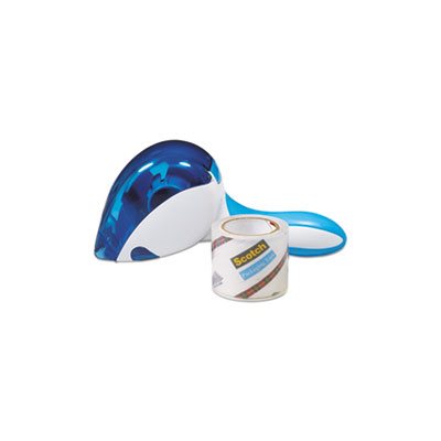 TAPE DISPENSER, Easy Grip, 1 Dispenser & 1 Roll at 1.88" x 600"