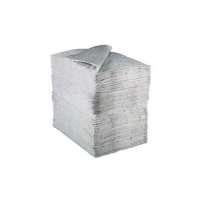 Sorbent Pads, High-Capacity, Maintenance, 0.375gal Capacity, 100 / Carton