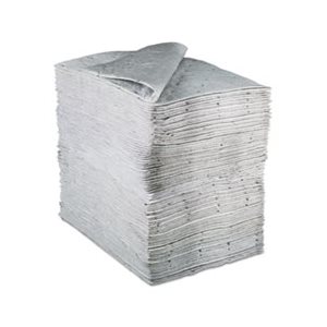 Sorbent Pads, High-Capacity, Maintenance, 0.375gal Capacity, 100 / Carton