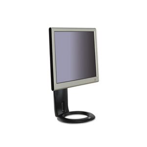 MONITOR STAND, LCD, Easy-Adjust, 8.5" x 5.5" x 8.5" to 13.5", Black