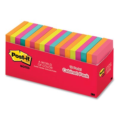 POST IT REFILL PACK, 3X3 POPTIMISTIC COLLECTION