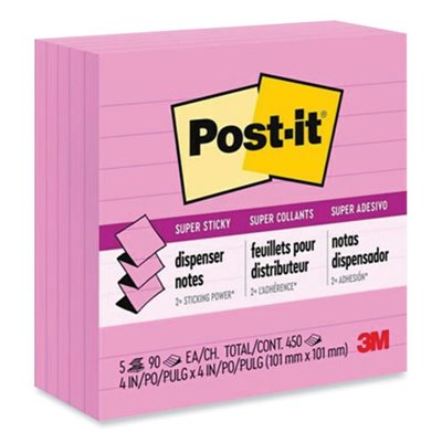 POP-UP NOTES, NEON PINK REFILL 5 / PK