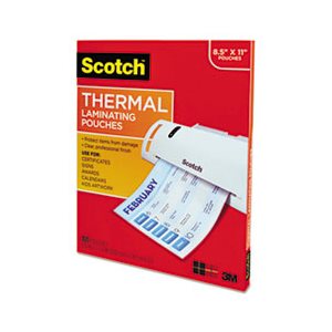 LAMINATING PATCHES, Letter Size, Thermal, 3 mil, 11.5" x 9", 100 / Pack