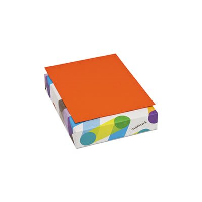 PAPER, COLORED, BriteHue, Multipurpose, 24lb, 8.5" x 11", Orange, 500 Sheets