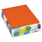 PAPER, COLORED, BriteHue, Multipurpose, 24lb, 8.5" x 11", Orange, 500 Sheets