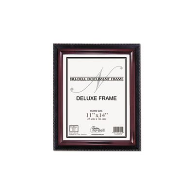 FRAME, DOCUMENT, Executive, Plastic, 11" x 14", Black / Mahogany