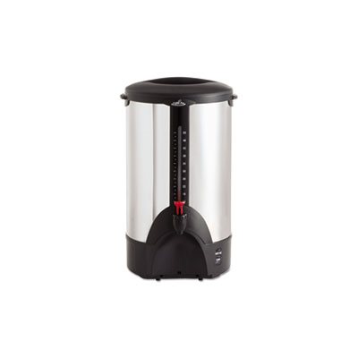 URN, 50-Cup, Percolating, Stainless Steel