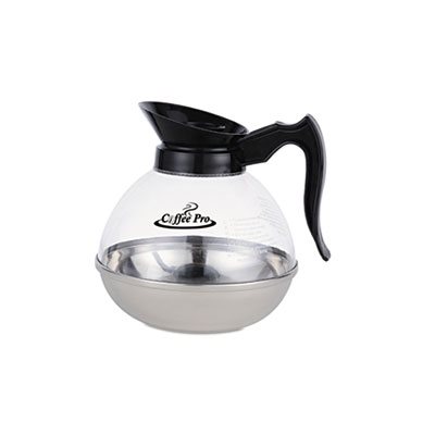 DECANTER, COFFEE, Unbreakable, Regular, 12-Cup, Stainless Steel / Polycarbonate