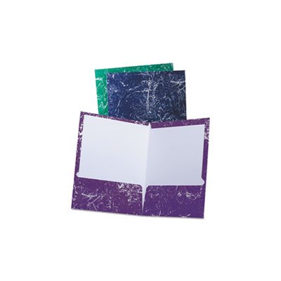 PORTFOLIO, Marble, High Gloss, Charcoal / Green / Navy / Purple, 25 / BOX