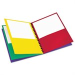 ORGANIZER, Elegant Stripe, Eight-Pocket, Embossed Leather Grain, Assorted Colors