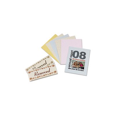 CARD STOCK, Array, 65LB, 8.5" X 11", Assorted Parchment Colors, 100 Sheets / Pack