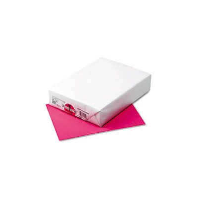 PAPER, COLORED, Kaleidoscope, Multipurpose, 24lb, 8.5" x 11", Hot Pink, 500 Sheets / Ream