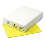 PAPER, COLORED, Kaleidoscope, Multipurpose, 24lb, 8.5" X 11", Lemon Yellow, 500 SHEETS / REAM