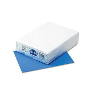PAPER, COLORED, Kaleidoscope, Multipurpose, 24lb, 8.5" X 11", Marine Blue, 500 SHEETS / Ream