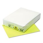 PAPER, COLORED, Kaleidoscope, Multipurpose, 24lb, 8.5" X 11", Hyper Yellow, 500 SHEETS / REAM