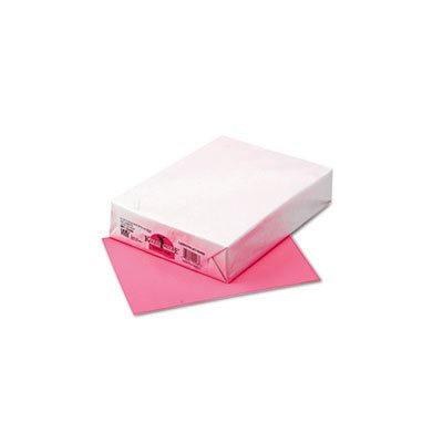 PAPER, COLORED, Kaleidoscope, Multipurpose, 24lb, 8.5" X 11", Hyper Pink, 500 SHEETS / REAM