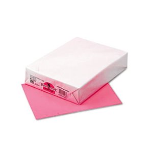 PAPER, COLORED, Kaleidoscope, Multipurpose, 24lb, 8.5" X 11", Hyper Pink, 500 SHEETS / REAM