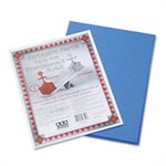 CONSTRUCTION PAPER, Riverside, 76lbs, 9" x 12", Blue, 50 Sheets / Pack