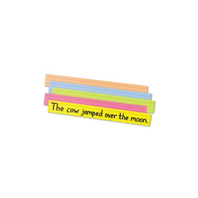 Sentence Strips, 24" x 3", Assorted Bright Colors, 100 / Pack