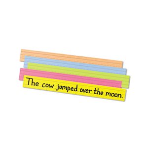 Sentence Strips, 24" x 3", Assorted Bright Colors, 100 / Pack