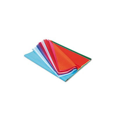 Art Tissue, SPECTRA, DELUXE BLEEDING, 10lbs, 20" x 30", 20 Assorted Colors, 20 Sheets / Pack