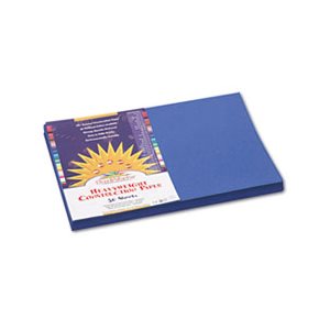 Construction Paper, SUNWORKS, 58lbs, 12" x 18", Dark Blue, 50 Sheets / Pack