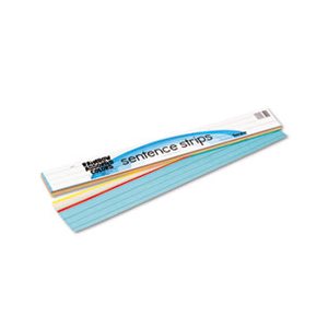 Sentence Strips, 24" x 3", Assorted Colors, 100 / Pack