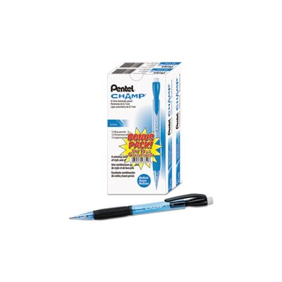 PENCIL, MECHANICAL, Champ,, 0.7 mm, Blue Barrel, 24 / Pack