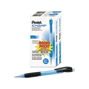 PENCIL, MECHANICAL, Champ,, 0.7 mm, Blue Barrel, 24 / Pack