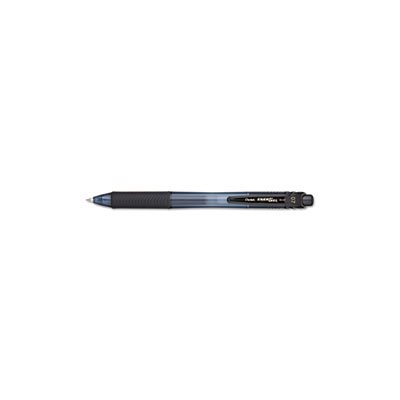 PEN, RETRACTABLE, GEL, EnerGel-X,.7mm, Black Barrel / Ink, Dozen