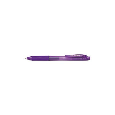 PEN, RETRACTABLE, GEL, EnerGel-X, .7mm, Violet Barrel / Ink, Dozen