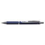 PEN, RETRACTABLE, GEL, EnerGel Alloy RT, .7mm, Blue Barrel, Black Ink