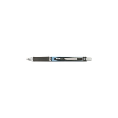 PEN, RETRACTABLE, LIQUID GEL, EnerGel RTX, .7mm, FINE, Black / Gray BARREL, Black Ink