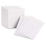 INDEX CARDS, RULED, MINI, 3" x 2.5", White, 200 / Pack