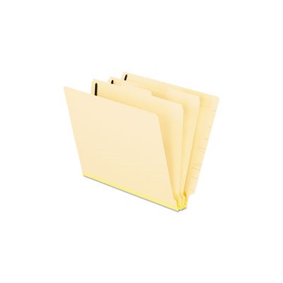 CLASSIFICATION FOLDER, Manila, End Tab,, 2 Dividers / Six-Section, Letter, 10 / Box