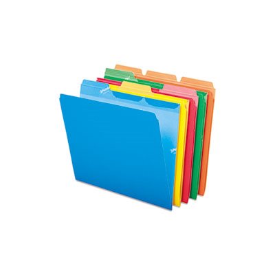 FILE FOLDERS, Ready-Tab, 1 / 3 Cut Top Tab, Letter, Assorted Colors, 50 / Pack