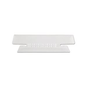 FOLDER TABS, FOR Hanging File, 1 / 3 Tab, 3.5", Clear Tab / White Insert, 25 / Pack