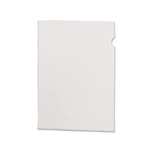 FILE JACKET, EXPANDABLE, See-In, File Jackets, Letter, Vinyl, Clear, 50 / Box